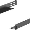Tecmojo 1U Universal Rack Mount Rails,4-Post Server Rack Shelf Rail with 20.9"-32" Adjustable Depth Fit for Non-Rack Mountable Server/Networking/AV/IT Equipment, Half Depth