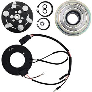 AC Aompressor Clutch kit Compatible with Honda Civic Hybrid 1.5L 2012-2013 and Fit for Acura ILX Hybrid 1.5L 2013-2015 AC Clutch Kit Replaces# AD-0447N-CL 38810RW0A01