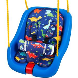 Jenaai Toddler Swing Cushion Baby Swings Outdoor Seat Insert Pad Compatible with Swings for Toddlers Age 1-3 Detachable Machine and Washable(Not Included Swing)(Dinosaurs)