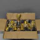 Fulmoon 24 Pack Award Trophies Plastic Gold Trophy Awards and Trophies Kids Funny Gold Trophy for Kids Adults Employee Graduation Teacher Party Competitions Props Rewards Prizes