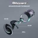 HOLMES Blizzard 8" Air Circulator Digital Fan, 3 Speeds, 90 Adjustable Head Tilt, Capacitive Touch, Remote Control, Ideal for Home, Bedroom, Kitchen or Office, Black