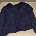 Ylhystrical Women's 3/4 Sleeve Thin Shrugs for Dresses Navy Blue X-Large Open Front Knit Lightweight Coat Cropped Tops Shawls and Wraps Cardigan Dressy Sweater Clothes XL