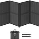 Renogy 200W Portable Solar Panel Blanket, 25% High Efficiency N-Type Foldable Solar Charger for Power Station, Lightweight 8-Fold Space Save, USB-A Type-C Output, For Camping, RV, Pickup Truck, Marine