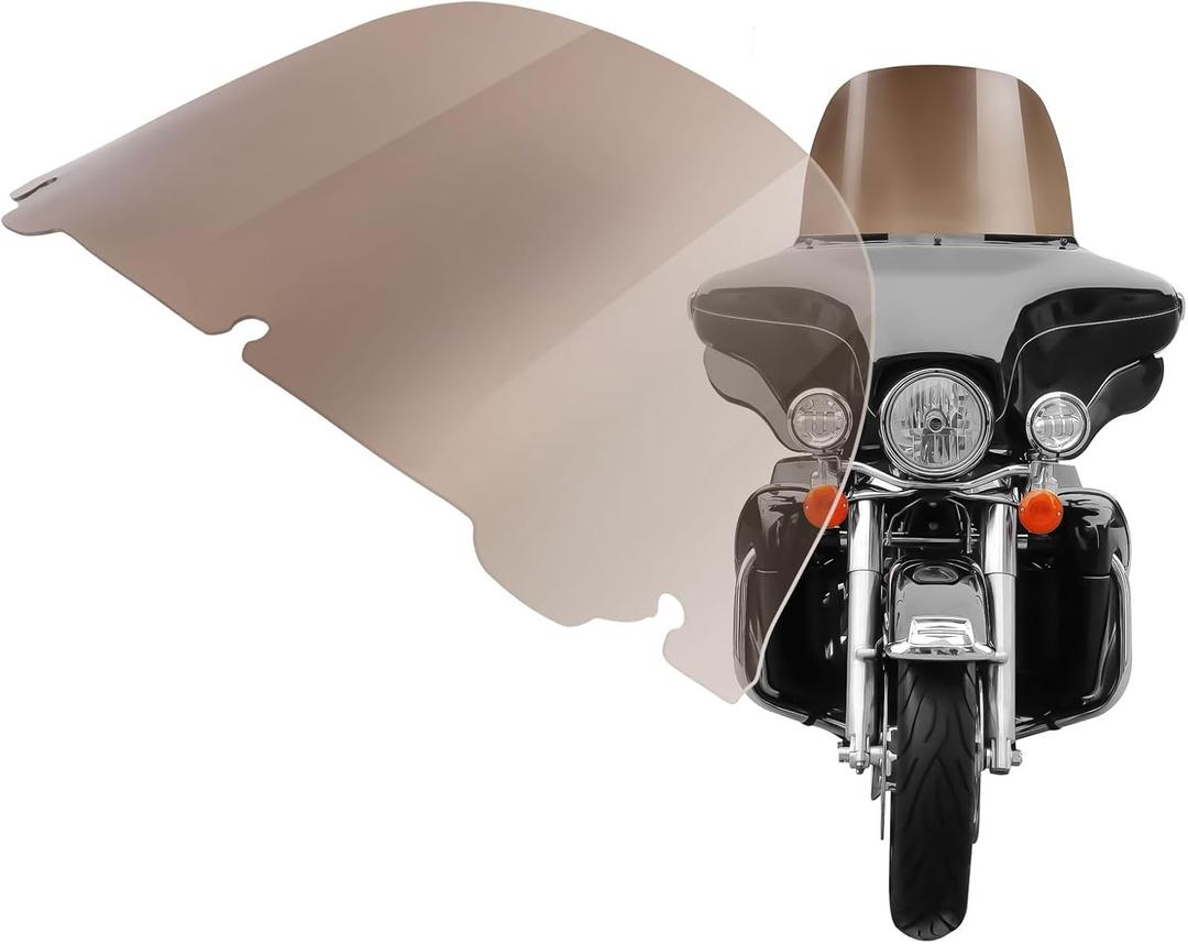 14'' Windshield Windscreen for Harley Ultra Limited FLHTK, Tri Glide Ultra FLHTCUTG, Street Glide Special FLHXS, Street Glide FLHX 2014-2023 for CVO FLHXSE 2015-2022 (Smoke)