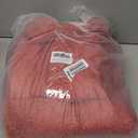 SHACOS Bathroom Rugs Sets 3 Piece with Toilet Lid Cover, Non Slip Absorbent Small Bath Mats 16"x24" U Shape Contour Mat Soft Microfiber Shaggy Machine Washable Christmas Bathroom Carpet (Red)