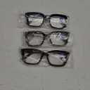 miyya Stylish Reading Glasses for Women, Cheaters Eyeglasses, Oversized Blue Light Readers, Fashion Eye Glasses 3.0