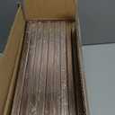 9 Packs 12x12 Picture Frame Gallery Wall Frame Set for 8x8 or 10x10 with 2 Mats or 12x12 Without Mat, Square Collage Wall Decor Photo Frames Bulk Set of 9 for Wall Hanging, Rustic Brown