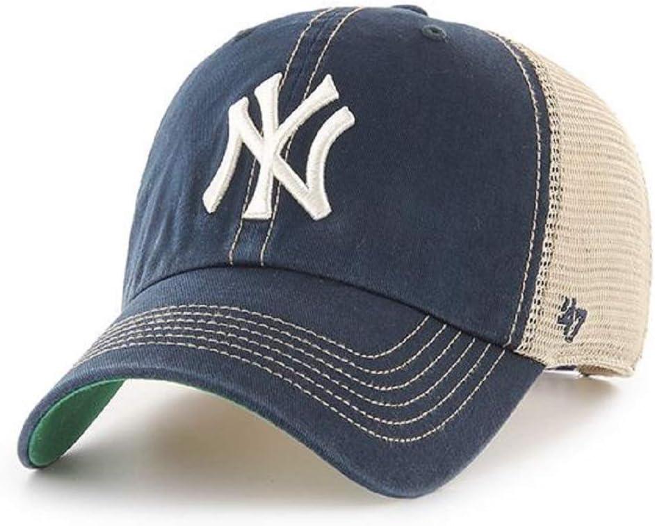 '47 MLB Flagship Wash Mesh MVP Adjustable Hat Adult One Size Fits All (Black, L)