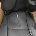 NS YOLO Full Coverage Leather Car Seat Covers for Cars,SUVs and Pick-up Trucks,Car Seat Protector,Automotive Seat Covers,Car Seat Cushion,Black Seat Cover,Front Seat Cover for 2 Seats