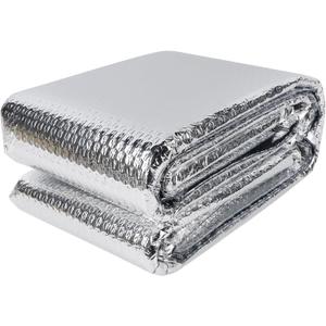 winemana Window Insulation Roll, 24IN x 20FT Reflective Heat Shield Bubble Film, Double-Sided Aluminum Foil Insulation, Weatherproof Garage Door Cover for Windows, RV, Basement, Winter & Summer