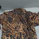 THLAI Jumpsuits for Women Sexy Leopard Print Long Sleeve Flared Pants Bell Bottoms Party Club One Piece Jumpsuit Romper, Large