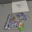 6 Pcs 5d Diamond Art Blue Jay Diamond Painting Winter Blue Ornaments Crystal Wind Chimes Kit Double Sided Jay Ornaments with Crystal Pendant for Winter Tree Home Garden Hanging Ornament