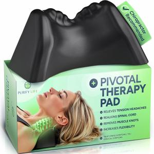 Occipital Release Tool for Pivotal Therapy & TMJ Device Cervical Traction Pillow for Neck, Shoulder, and Back Pain Relief - Tension Headaches, Manipulation Therapies, Trigger Points