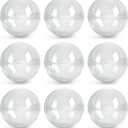 Entervending Vending Machine Capsules - 2.95" Empty Plastic Capsules - 14 Pcs Toy Capsule - Translucent Round Large Easter Eggs - Bath Bombs Molds - Party Favors Pinata Stuffers DIY Craft Supplies