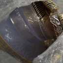 Rubtlamp 350 Pcs Clear Gold Plastic Plates, Hammered Disposable Dinnerware, Clear-Gold Plates Set Include 100 Plastic Platos, 150 Gold Disposable Silverware, 50 Cups And 50 Napkins for Party