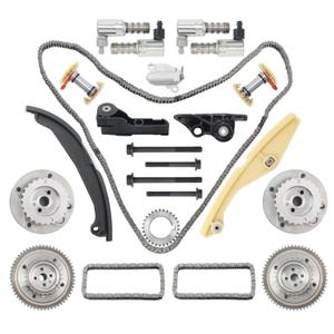 90738S Engine Timing Chain Kit & Variable Valve Timing Solenoid & VVT Cam Phaser for Ford Edge Explorer F150 Mustang Taurus Transit, for Lincoln MKX MKS MKZ 3.7L, OE# AT4Z6256A AT4Z6M280A