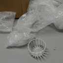 Tanlade 8 Pcs Glass Pumpkin Jar with Lids Crystal Candy Dish Clear Apothecary Jar Covered Candy Bowl Cute Jewelry Cookie Snack Box for Home Party Wedding Office Desk(Clear,Pumpkin)