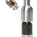 Salt and Pepper Grinder, Salt and Pepper Shaker Pepper Mill, Adjustable Stainless Steel Salt Grinder or Pepper Grinder for Home and kitchen Appliances, Birthday Gifts for Women (Tall Size)