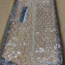 [Upgraded] 2-tier Stackable Bamboo Pantry Storage Bins, Potato and Onion Storage Baskets with Handles, Removable Divider, Pantry Organizer Holder for Kitchen, Office, Cabinet, Fruit Storage (Walnut)