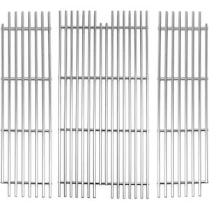 Cooking Grid Grates Replacement for Viking VGBQ 30 in T Series, VGBQ 41 in T Series, VGBQ 53 in T Series Gas Grill Models, Stainless Steel, 23.25'', 3 Pack