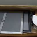 6Packs 11x17 Inch Adjustable Pedestal Poster Sign Stand, Heavy Duty Floor Standing Sign Holder Stand Aluminum Snap Open Frame for Vertical and Horizontal View Sign Displayed(Black)