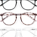 IBOANN Iconic Blue Light Glasses for Woman - Computer Glasses 99% Blue Light Blocking - Anti Eyestrain & UV Glare Protection