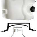 Fuel Gas Tank with Cap | Compatible with John Deere Scotts Sabre L100 L110 L120 L130 L105 L118 L111 L108 & More | Replace#: GY21876, GY21102, GY20894