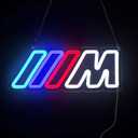 LED Neon Sign BMW Logo, USB Powered, Multi-Color with 10 Brightness Modes