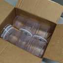 RÉΑLWÁY 16 OZ Iced Coffee Cups with Lids and Straws Set of 4, Unbreakable Plastic Drinking Glasses Reusable Iced Coffee Glass to Go Cup for Iced Tea, Juice, Water, BPA Free, Dishwasher Safe