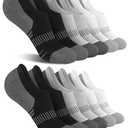 YSense7Pairs No Show Socks Women, Low Cut Invisible Cotton Non Slip Thin Short Ankle Flat Casual Socks for Women Men Loafers Sneakers Boat Shoes