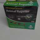 2 Pieces Solar Ultrasonic Animal Repellent Motion Detector Animal Repeller Devices Outdoor Waterproof with Flashing Light and Ultrasound for Mouse Birds Cats Dogs Raccoons Bats