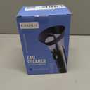KAUGIC Manual Ear Wax Cleaner Safe, Comfortable & Easy to Use Seamless One-Hand Operation, Black