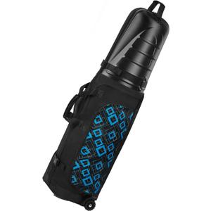 Golf Travel Bags for Airlines with Reinforced Wheels, Hard Case Top and 1680D Heavy Duty Oxford Protect Golf Clubs, Lightweight and Easy to Use (Blue) Golf Travel Bags for Airlines with Reinforced Wheels, Hard Case Top and 1680D Heavy Duty Oxford Protect Golf Clubs, Lightweight and Easy to Use (Blue)