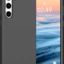 Galaxy S23 5G Case, Silicone case for Samsung s23 Soft Silicone Gel Rubber Bumper Slim Shockproof Protective Galaxy s23 Soft Rubber case 2023, Black