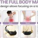 4D Shiatsu Neck and Shoulder Massager with Heat, Deep Tissue Back and Neck Massager for Pain Relief, Eco-Friendly Portable Massage Pillow for Home Office Car, Relaxing Gift for Men and Women