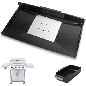 SafBbcue G470-0800-W1 Grease Tray Replacement for Charbroil Performance 4 5 Burners Grill Parts Drip Pan 463347519 463342119 463347017 463335517 Grease Drip Tray Grill Accessories