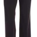 Calvin Klein Women's Straight-Leg Classic Business Casual Pants (6, Real Black)