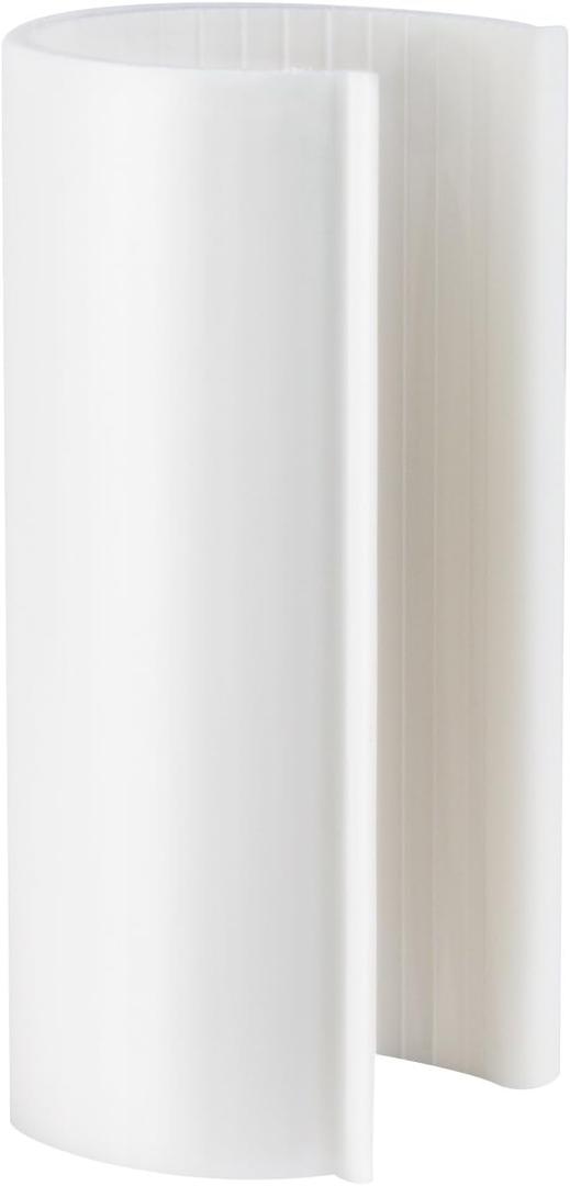 EZ White Snap Clamp 1-1/2 Inch X 4 Inches Wide for 1-1/2 Inch PVC Pipe 10 Per Bag