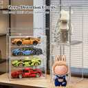 Jumbo Vertical Acrylic Display Case - Extra Tall 19.6" Cabinet for Oversized Figures, Magnetic Door & Stackable Dustproof Showcase for Statues, Plush Art Dolls (Extra Large 14.5"x11.5"x19.6")