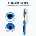 GLACIER FRESH Garden Hose End Pre-Filter for Swimming Pool, Hot Tubs, Spa, Inflatable Pool, Ponds, Greatly Reduces Bad Taste, Odors, Chlorin and Sediment, up to 8,000 Gallons, 1 Pack