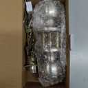 BESTTEN Keyed Entry Door Knob with Lock, Interior and Exterior Door Lock, Standard Ball, Satin Nickel