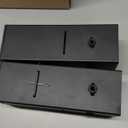 Fengone College Dorm Bed Risers 3.15" Diameter Carbon Steel Metal Bed Riser Square Tall Bed Riser for Wooden Bed Frame Table Adjustable Height 3.2" or 5.1", Supports up to 10,000 lbs