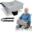 Wheelchair Table Tray Pillow, Wheelchair Lap Tray Cushion, Lap Buddy for Seniors Positioning, Patient Fall Prevention Safety Secure Accessories, Removeable Laptop Desk Reading Wedge