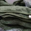 YTYC 39x78 Inch Oversized Bath Sheets Extra Large Bath Towels Set of 6 Super Soft Luxury Microfiber Shower Towels for Bathroom 80% Polyester(Olive Green,6 Piece)