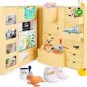 Baby Keepsake Box - Baby Memory Box - Baby Boy Girl Keepsake Box Tins Memory Box Pregnancy Baby Bubbs Storage Box Baby First Year Box Library Baby All-in-One Organizer