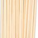 Wooden Dowel Rod, 3/8 Inch x 12 Inch Wood Dowels, Pack of 25 Wooden Dowels for Crafts, Unfinished Hardwood Wooden Dowels Rods, Strong Wood Rod Dowels for Crafting and DIYers