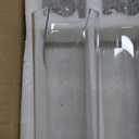 WGVI Hurricane Candle Holder Sleeve, Wide 2", Height 14", Clear Glass Cylinder Candleholder, Chimney Tube, Open Ended Candle Shade, 4 Piece