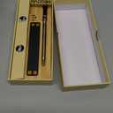 BBQOVN Smart Wireless Meat Thermometer,WiFi Unlimited Range Sub-1G (10X Stronger Than Bluetooth) 7 NIST-Certified Sensors 0.5F Accuracy with Smart Base for BBQ, Grill, Smoker & Oven(1, Black) (Small)