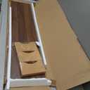 Aothia Solid Wood Dual Monitor Stand Riser for Desk, 43 Inch Black Walnut Computer Monitor Riser with Cork Legs, Extra Long Desktop Organizer Shelf for 2 Monitors, Laptop & Printer