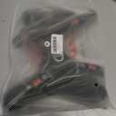 No Pull Dog Harness for Medium Dogs, 4 Secure Quick-Release Buckles & 2 Metal Leash Clips, Soft Control Handle, No-Choke Fit for Walking, Training & Everyday Use, Black, M